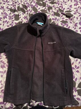 Columbia Black Full-Zip Polar Fleece Jacket